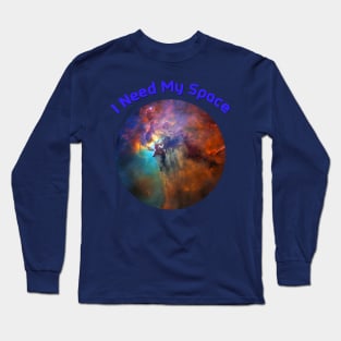 I Need My Space Lagoon Nebula M8 Long Sleeve T-Shirt